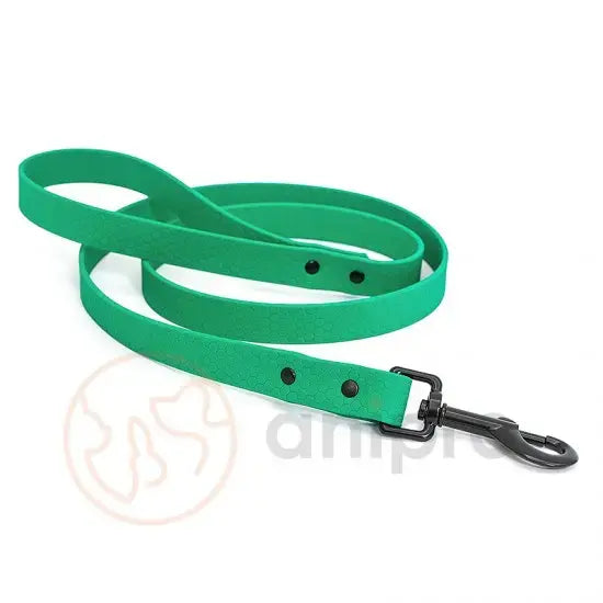 Lesa 20mm/120cm verde pastel cu carabina neagra
