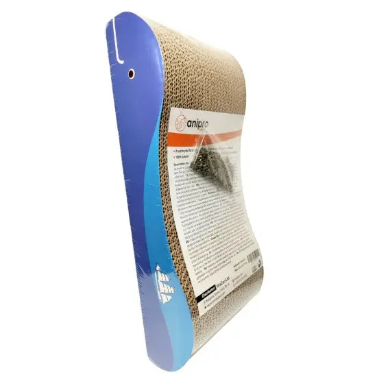 Stâlp de zgâriat pentru pisici HoneyPet albastru, 36x15x7 cm