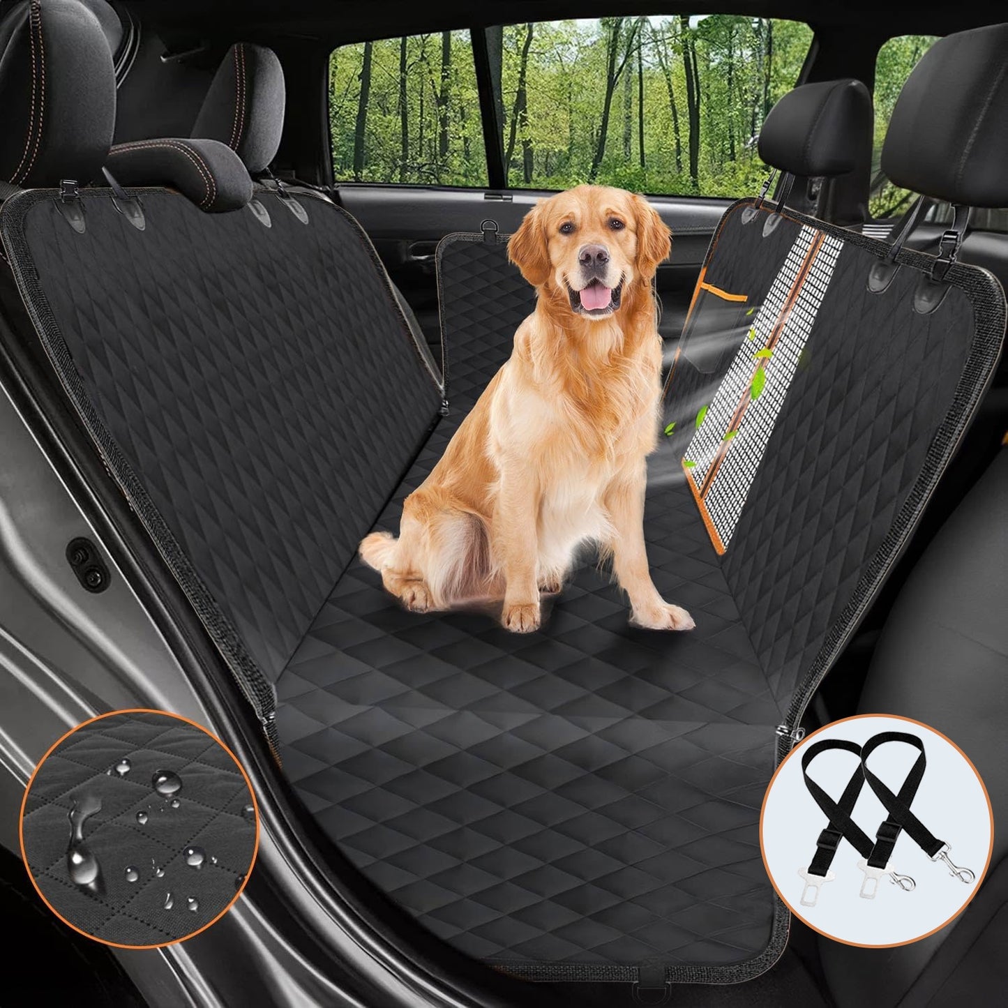 Husa auto de protectie pentru bancheta din spate ideala in transportul animalelor, 137x147, HoneyPet