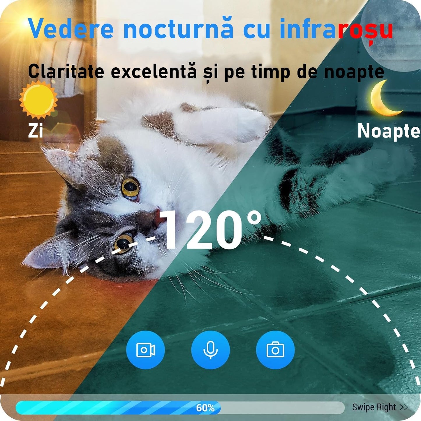 Hranitor Automat pentru Caini si Pisici, HoneyPet cu CAMERA WI-FI